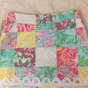 Lily Pulitzer patchwork skirt!